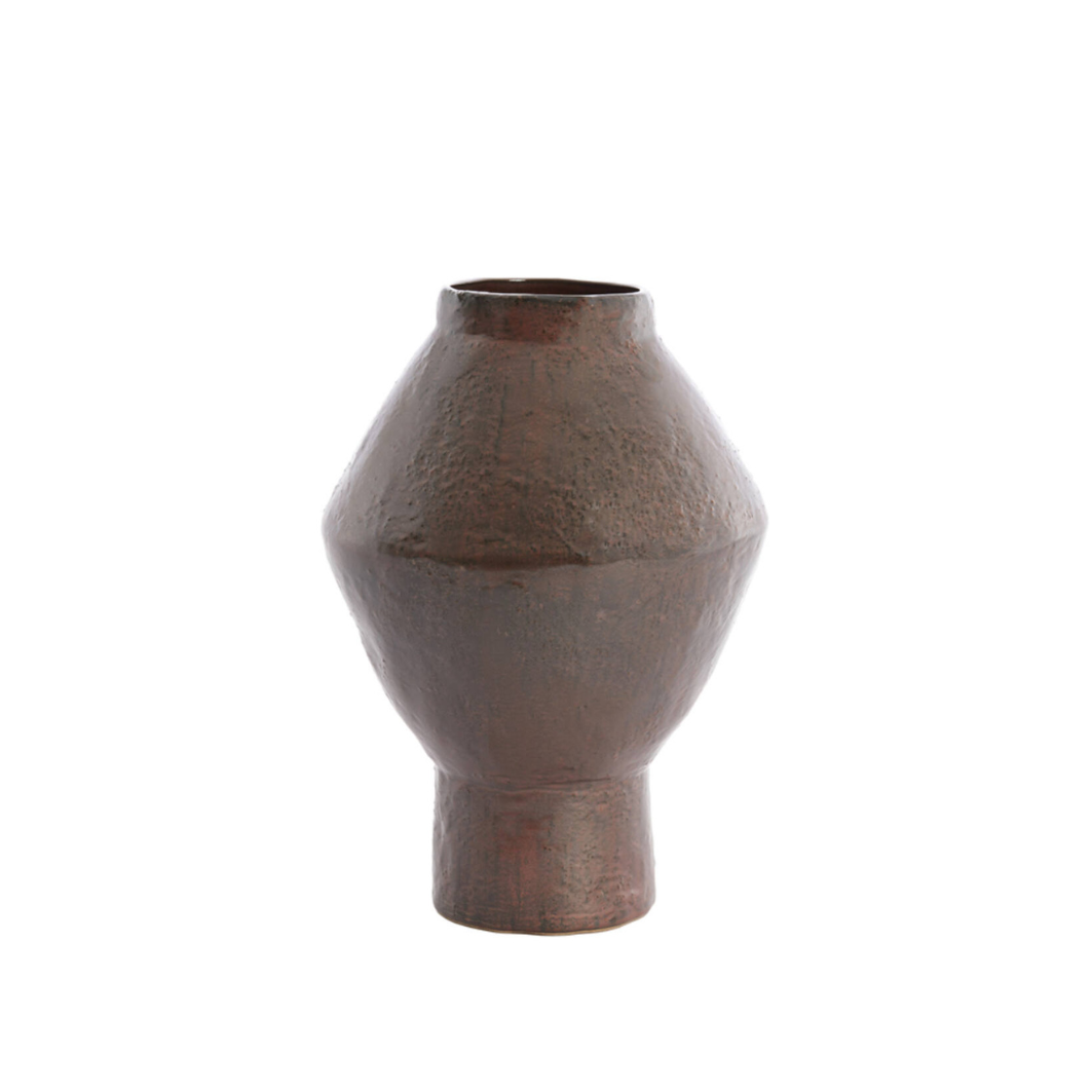 Vaas Vasora Ø29x41 cm donker rood-bruin