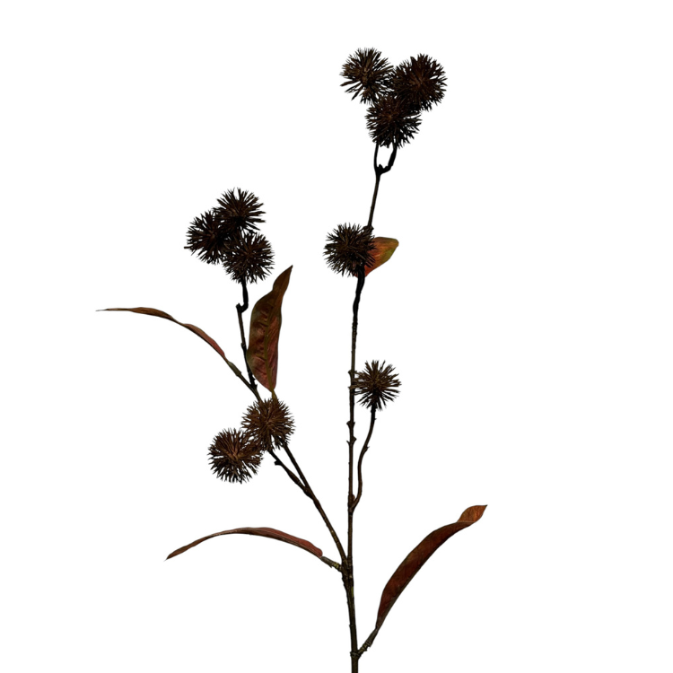 Kunsttak Distel spray sm 61 cm brown