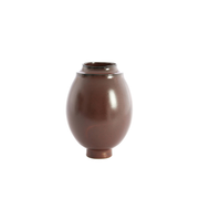 Vaas Lorea Ø24,5x33,5 donker rood-bruin