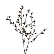 Kunsttak Denappeltak mini spruce 135 cm white/coffee