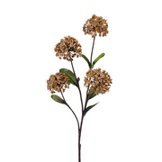 Kunsttak Snowball x 4 spray 66 cm gold