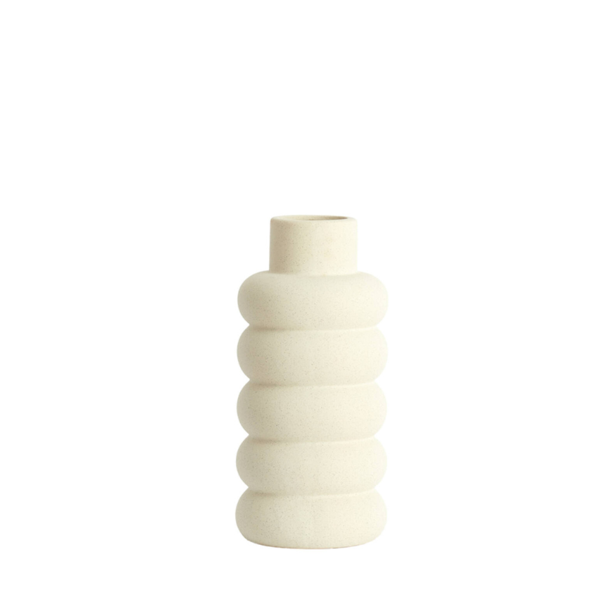 Vaas Triora Ø16x29,5 cm crème