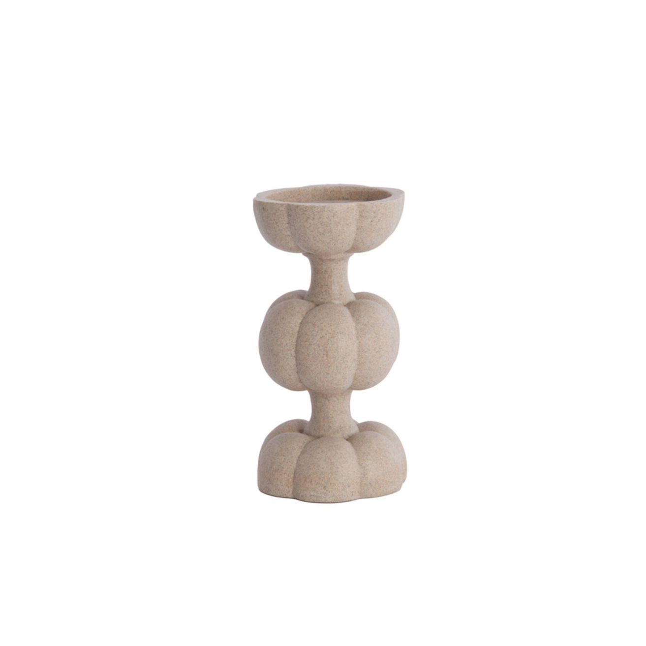 Kaarsenhouder Astoria Ø13x24,5 cm zand