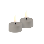LED kaars Rechargeable tealight Sandstone - 3,9 x 2,3 cm