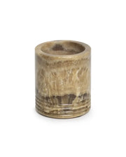 Waxinelichthouder Sandal onyx M Ø11x13cm