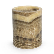 Waxinelichthouder Sandal onyx XL Ø17x21 cm