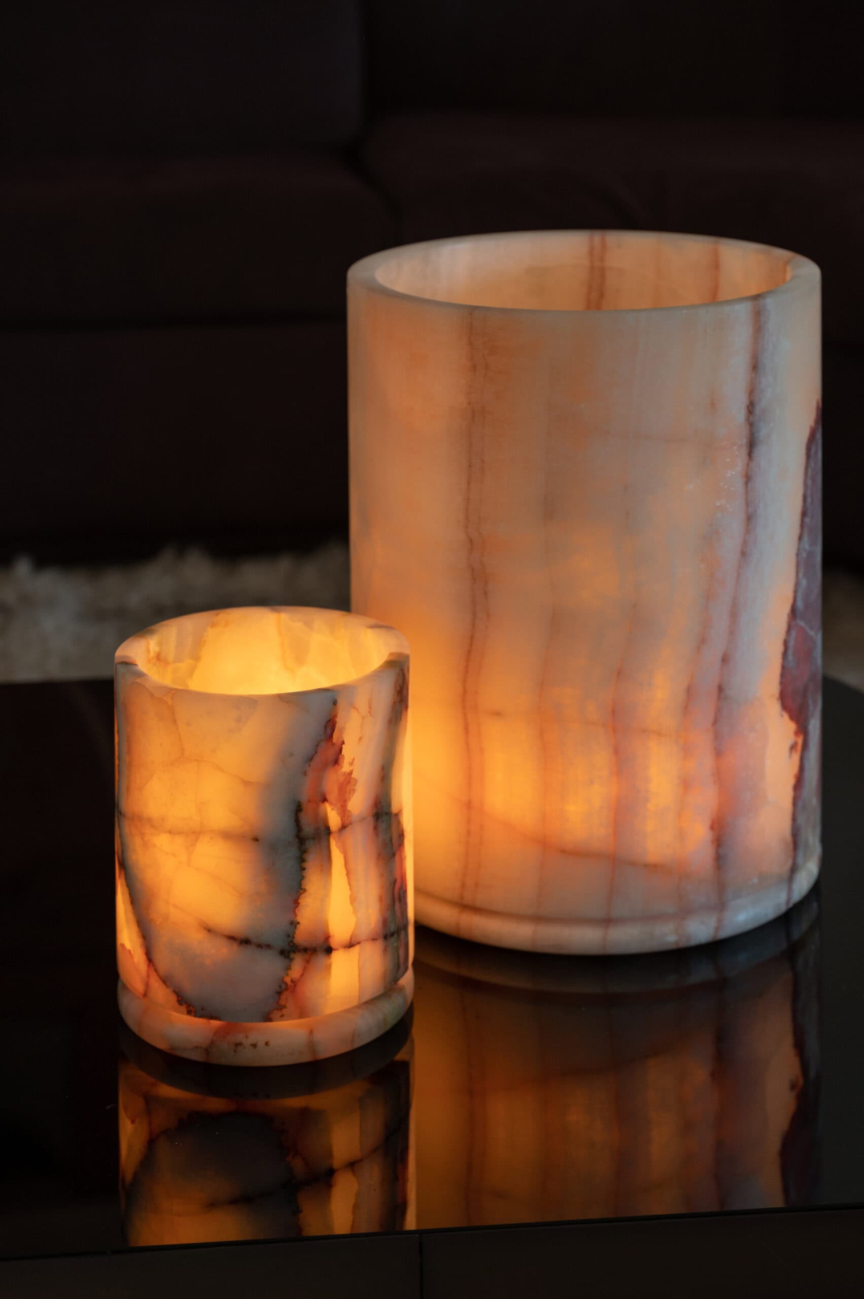 Waxinelicht Onyx Unwinding Brown