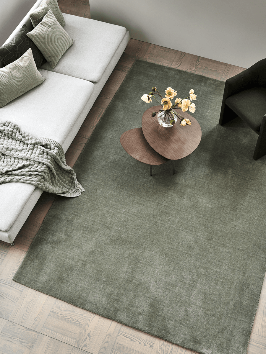 Vloerkleed Solid 200x300 Green