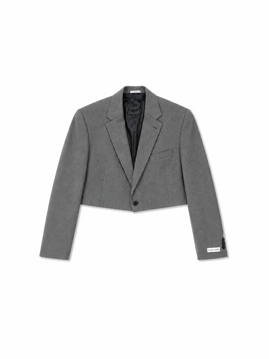 Blazer Cropped Blazer Black white