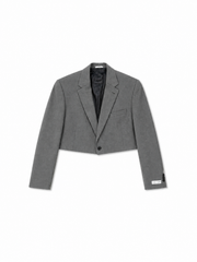 Blazer Cropped Blazer Black white