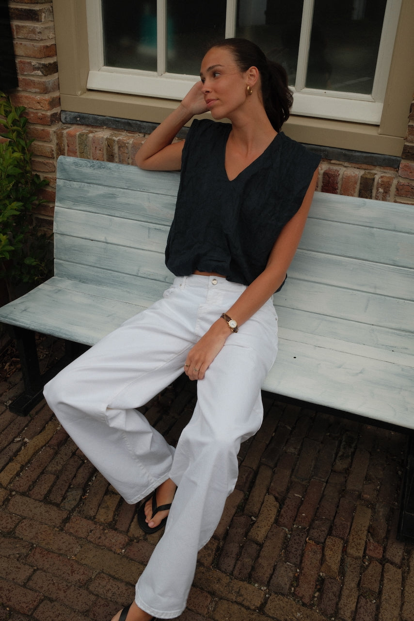 Blouse Lauren Blauw