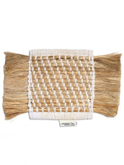 Vloerkleed staal Goa White/Jute