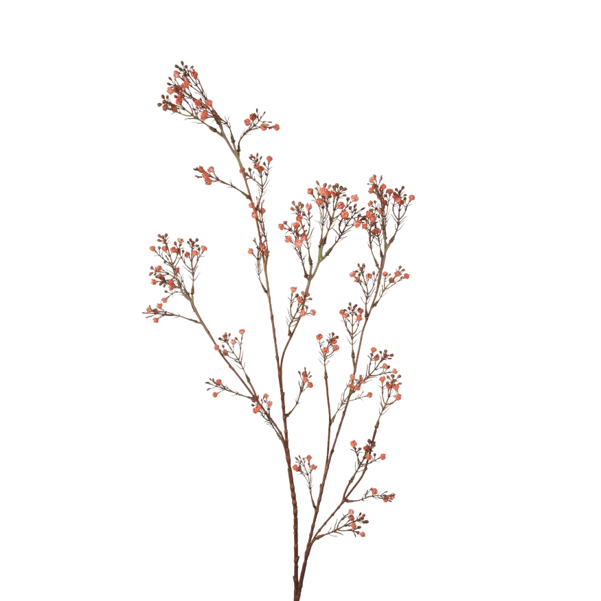 Kunsttak  Gypsophylia spray 120 cm orange