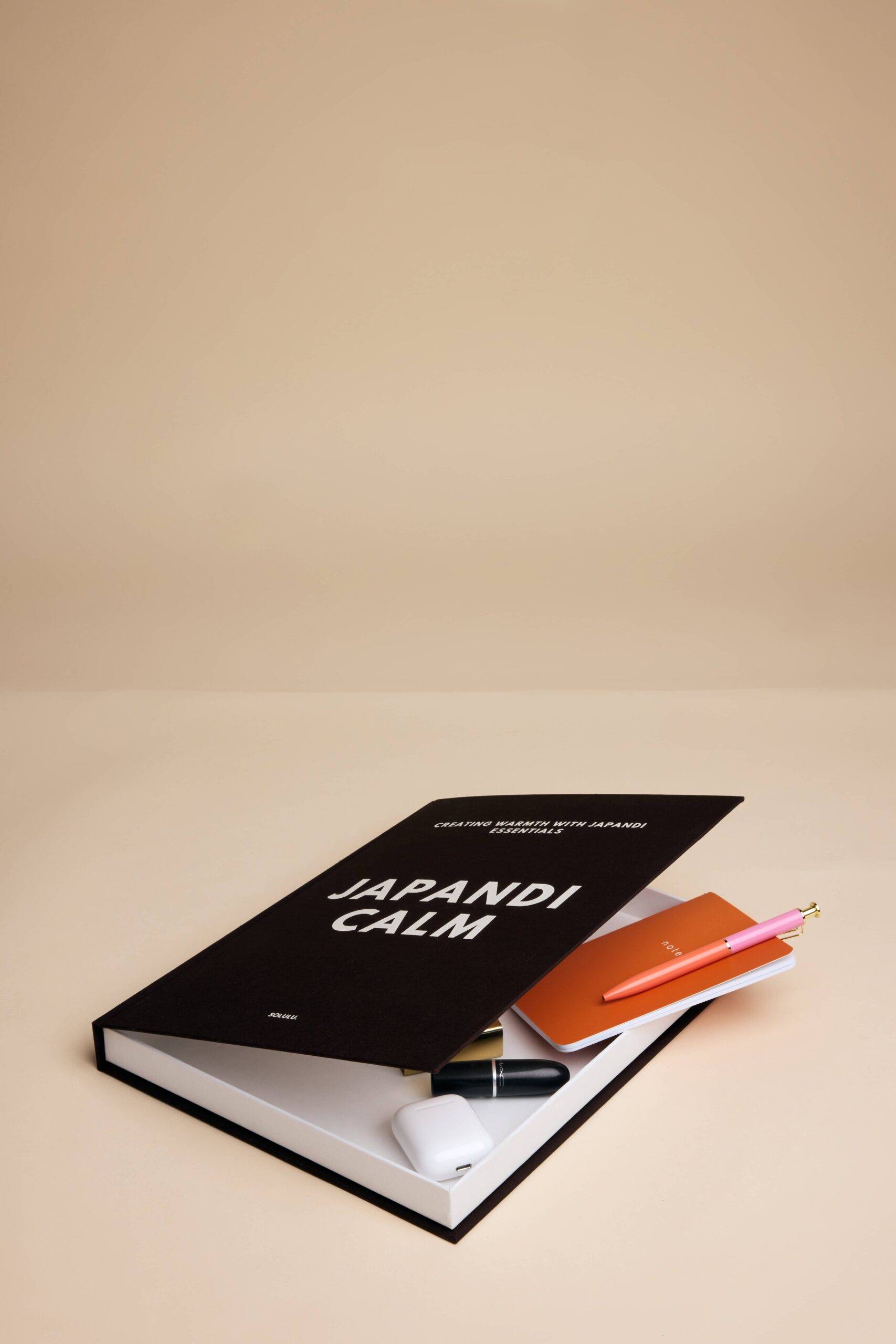 Japandi Calm Storage Book