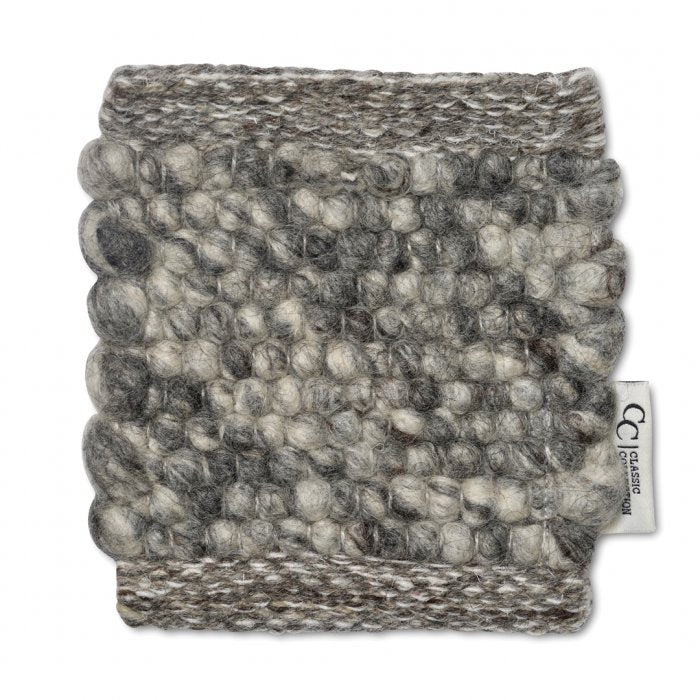 Vloerkleed staal Merino Grey