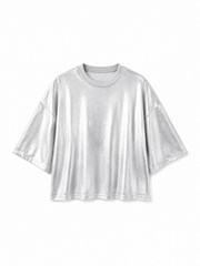 T-shirt Nila zilver