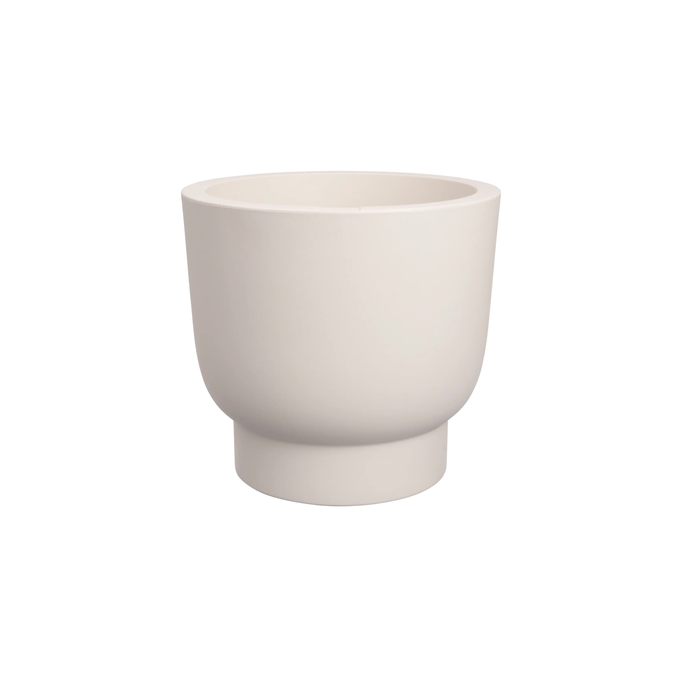 Pot amber grail 30cm linen white