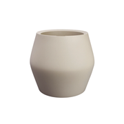 Pot june split low 46cm balanced beige