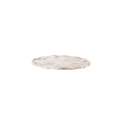 Waved Oval M Tray - Brown