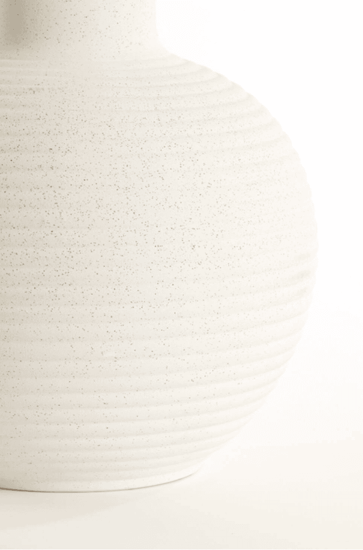 Vase Ulloa M matt cream