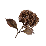 Kunsttak Hortensia Bruin 67 cm