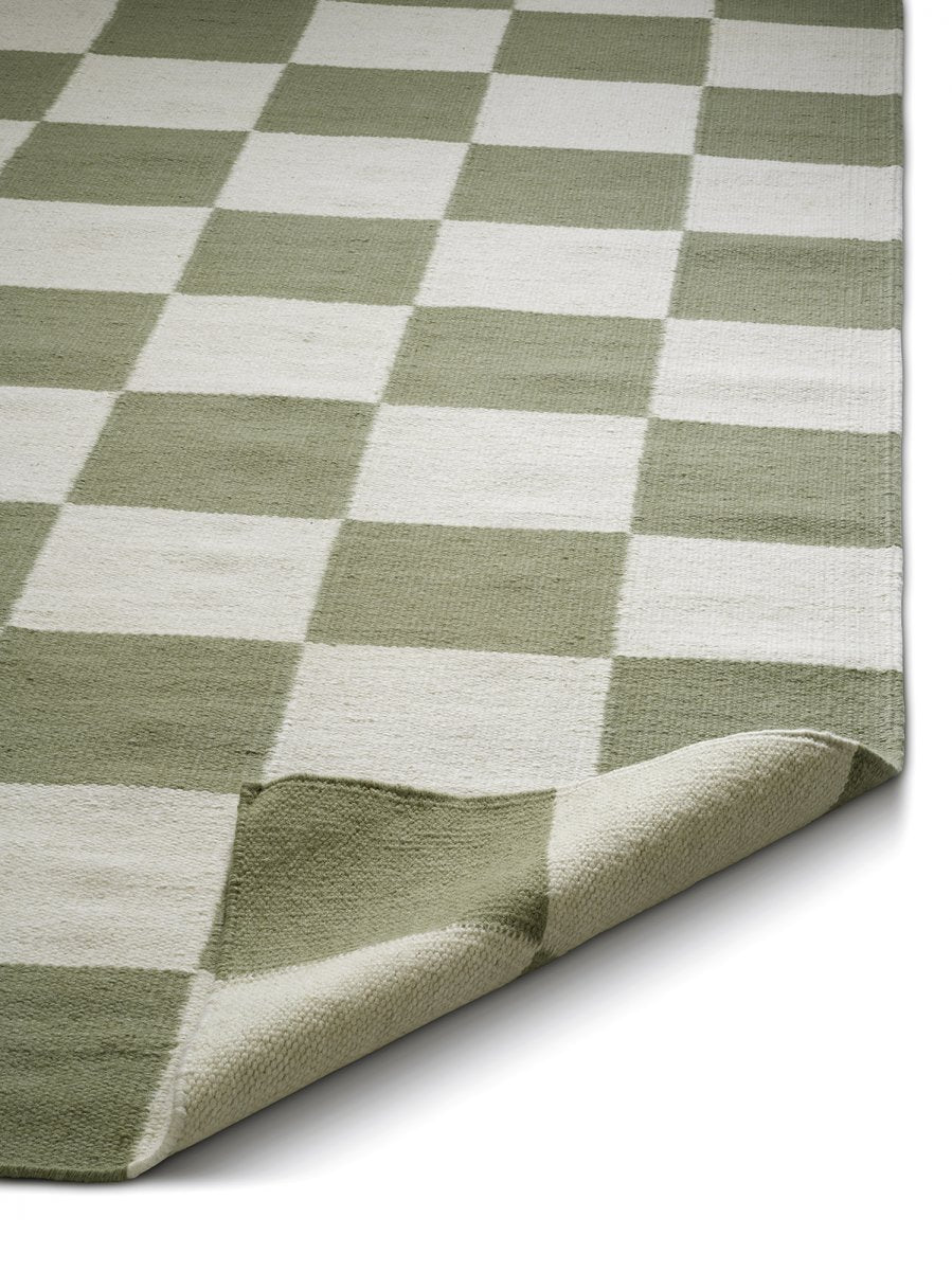Vloerkleed Squares 170x230 White/Green