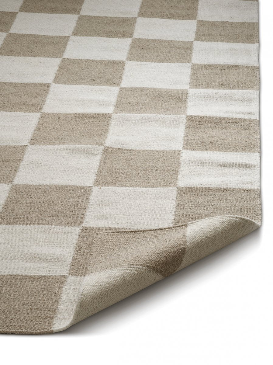 Vloerkleed Squares 200x300 White/Natural