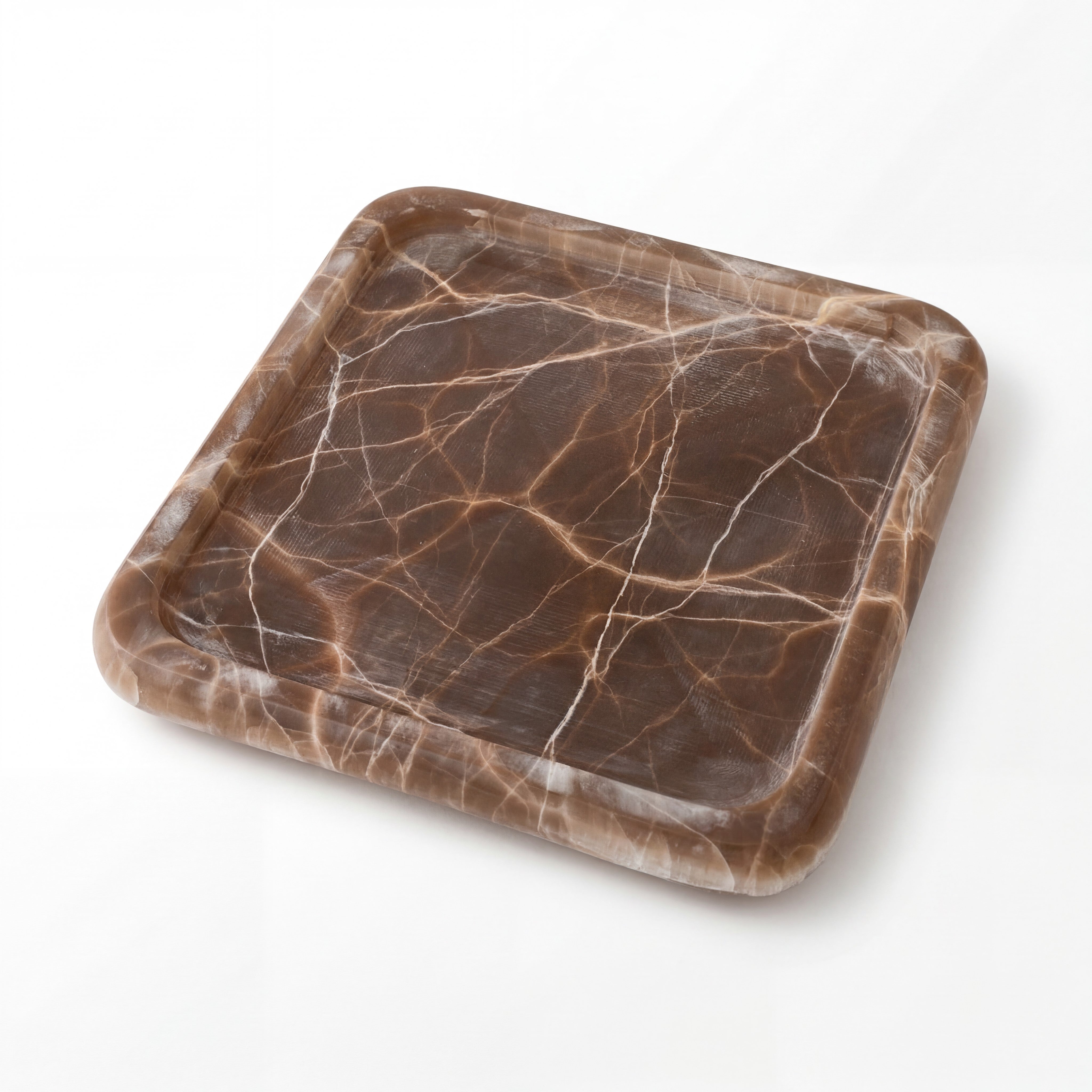 LDE Onyx Dienblad L Brown