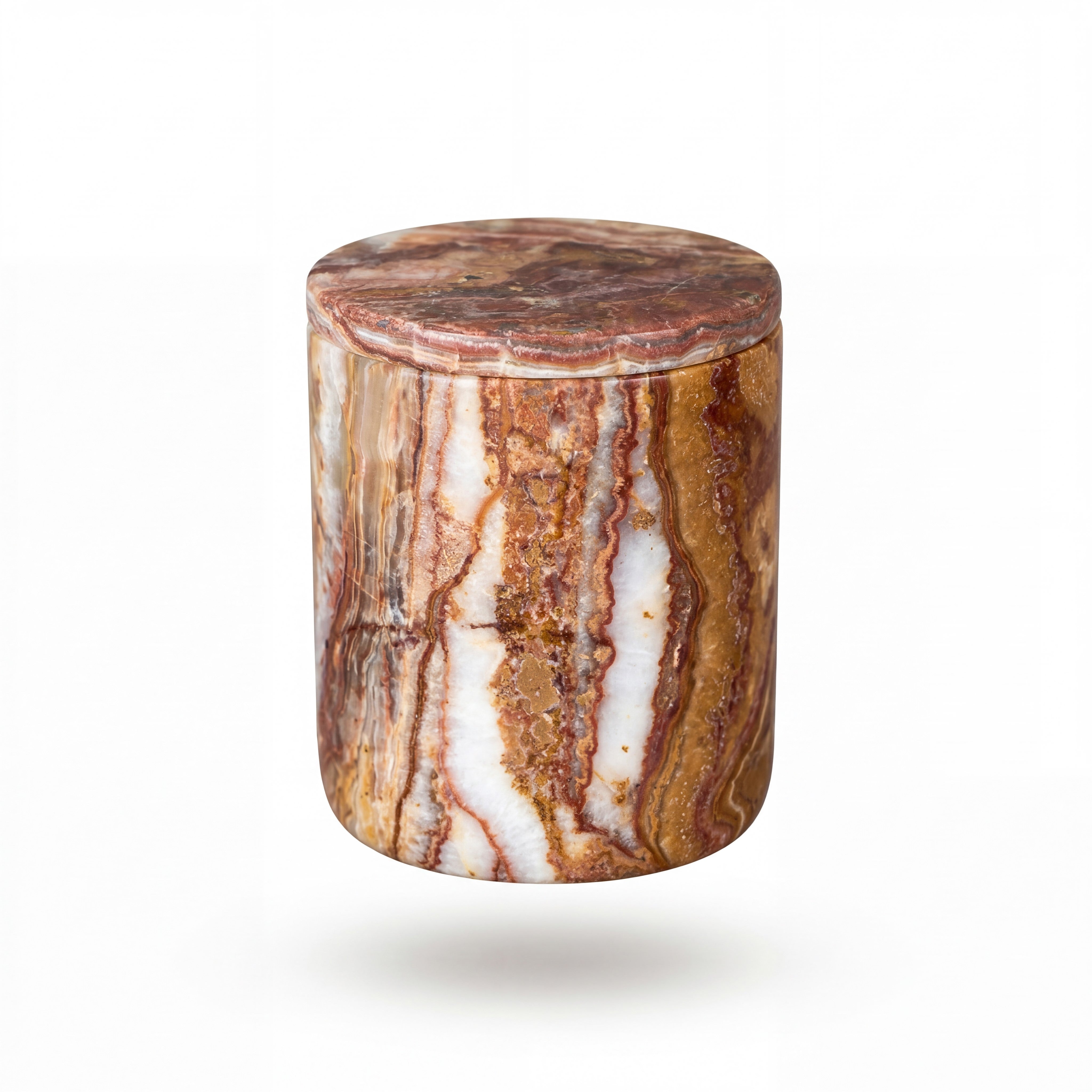 LDE Onyx Waxinelicht/Pot bruin