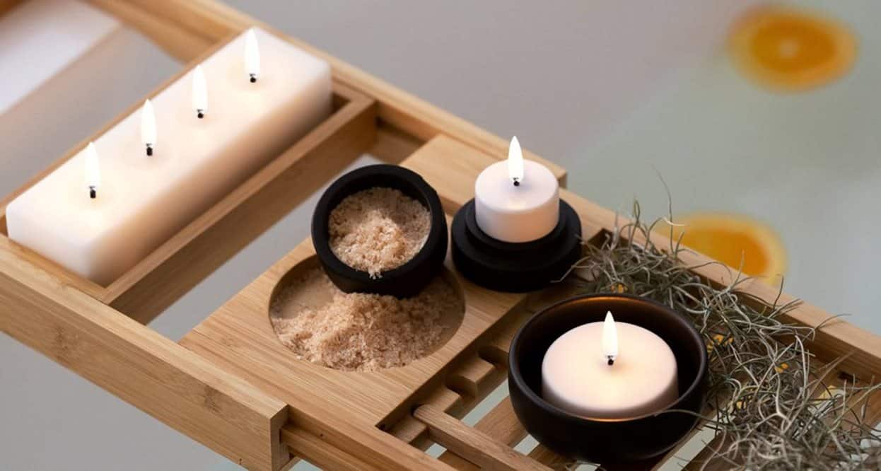 LED Tealight Maxi candle 6.1 x 2.2 cm - white