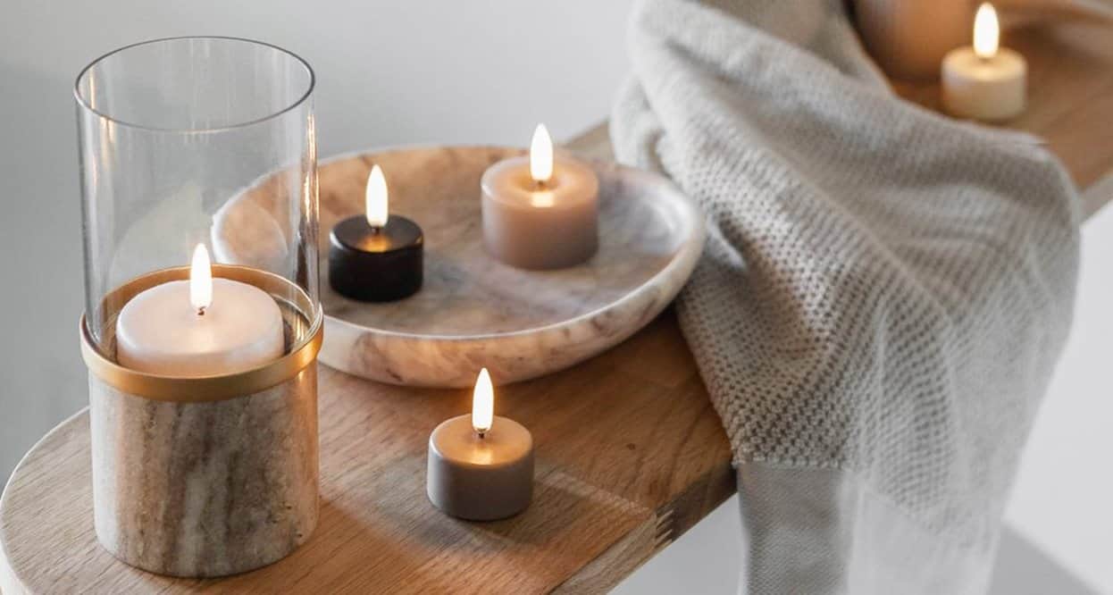 LED Tealight Maxi candle 6.1 x 2.2 cm - white