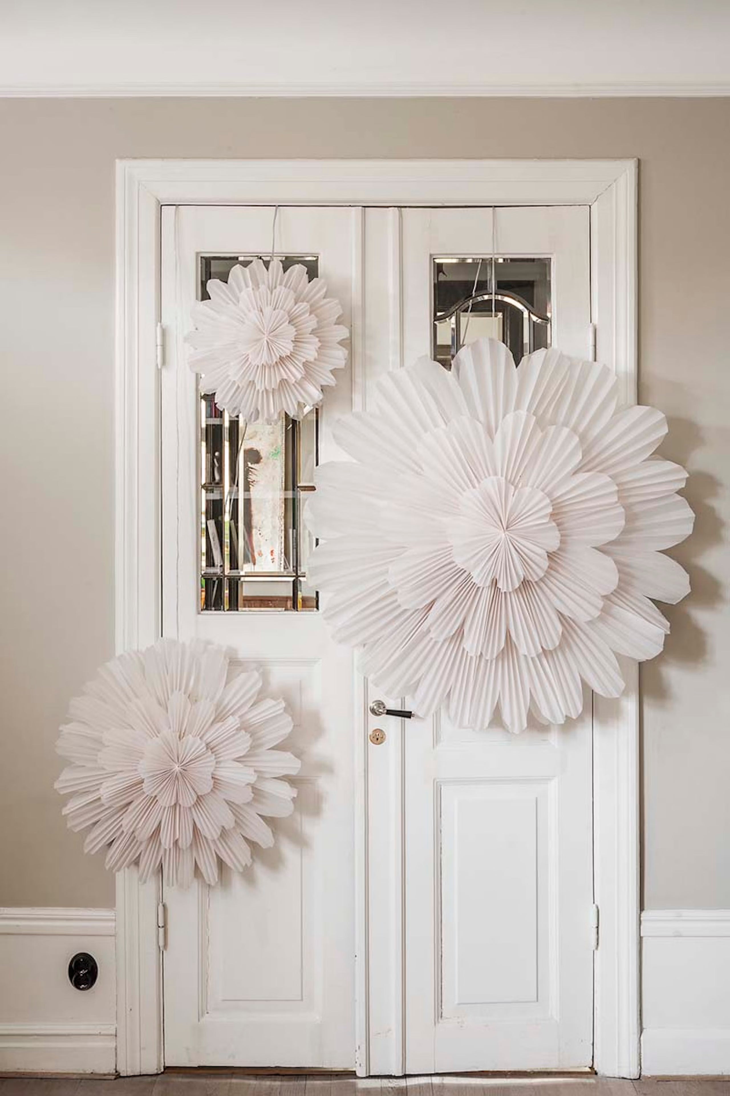 Kerst Hangbloem Snoblomma 44 cm