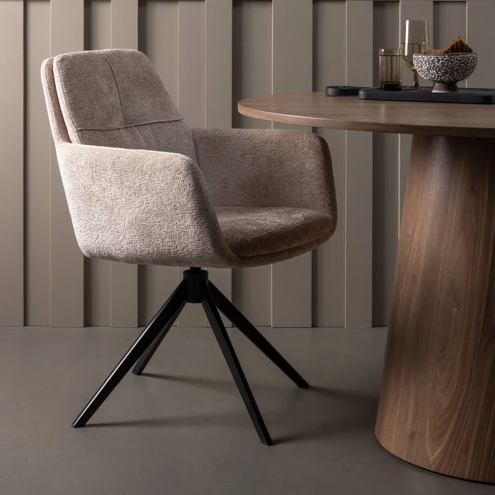 Eettafel rond Maan - WOOOD
