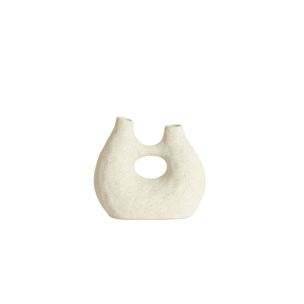 Vase Katha - matt cream S