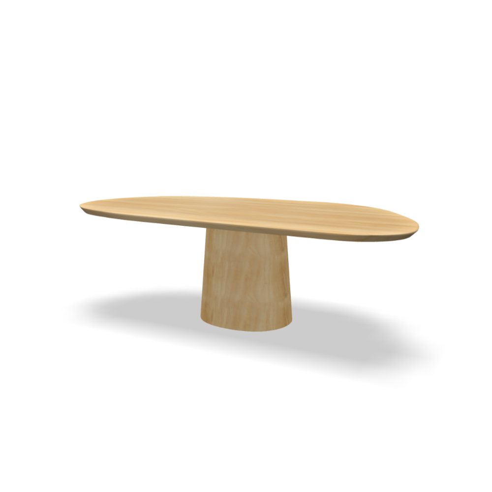 Eettafel Lara - organisch licht naturel