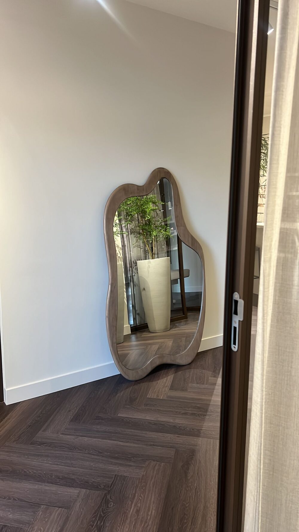 Organische Spiegel Laban XL Hout - Afbeelding 2