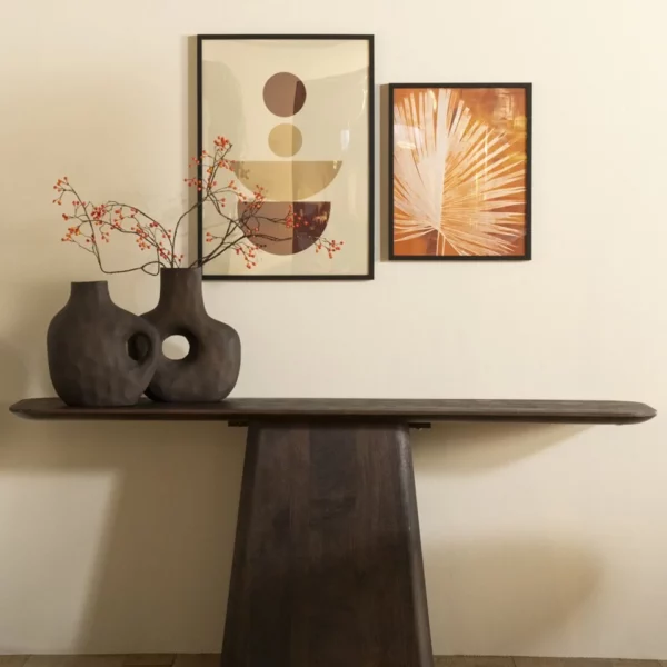 Sidetable Aaron 180x40 – bruin