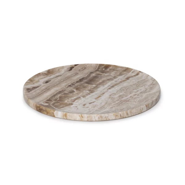 Sandal onyx dienblad rond 40cm