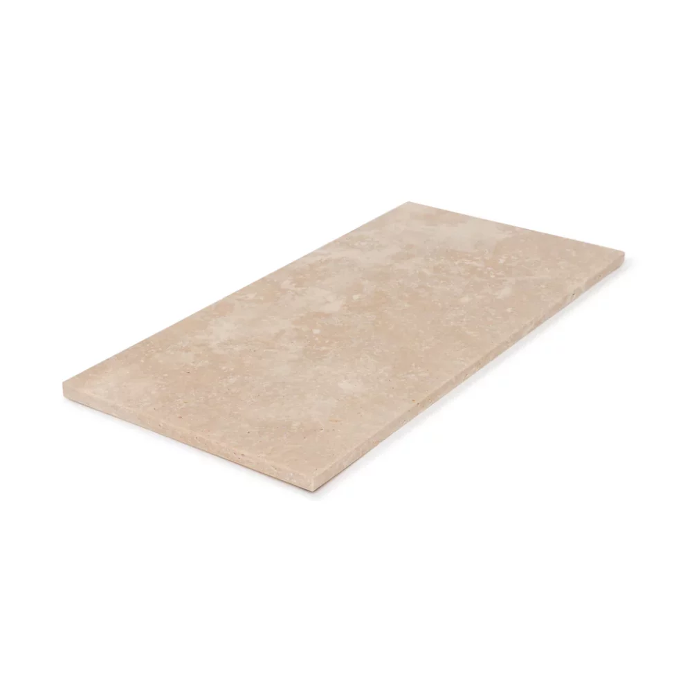 Travertine dienblad rechthoek L 20x40cm