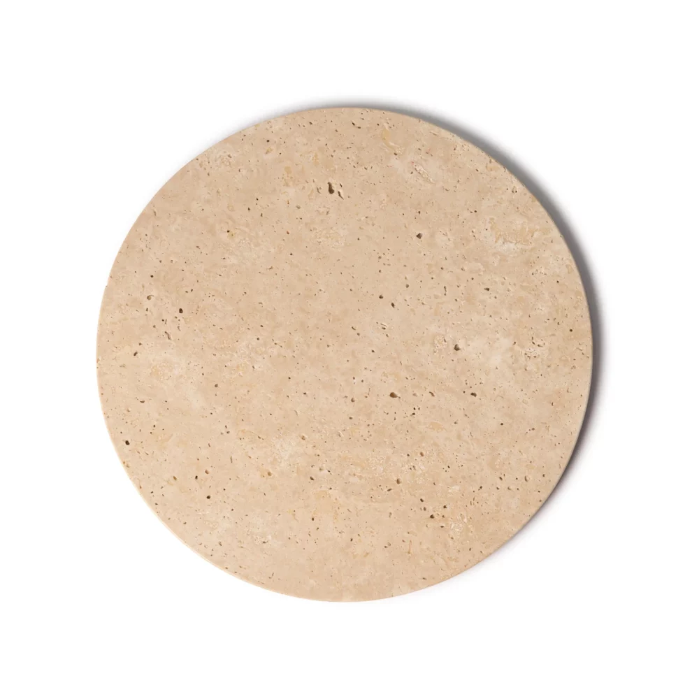Dienblad rond travertine Ø30 - Afbeelding 4