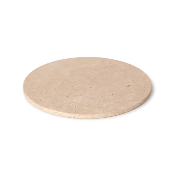 Dienblad rond travertine Ø30