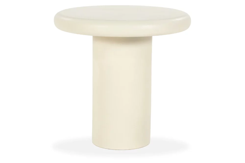 Bijzettafel Jade Magnesium oxide Beige Betoncire – 45 cm