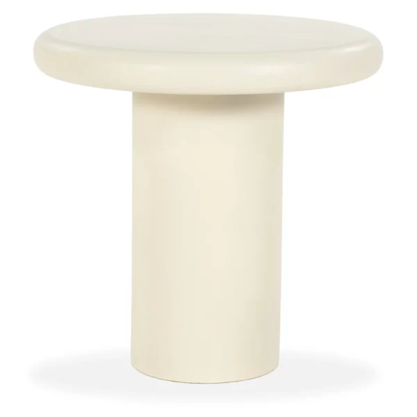 Bijzettafel Jade Magnesium oxide Beige Betoncire – 45 cm
