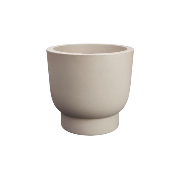 Pot amber grail 30cm balanced beige