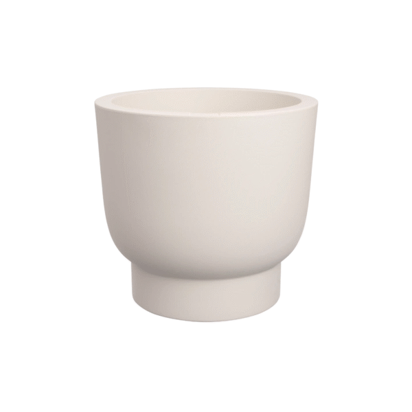 Pot amber grail 40cm linnen wit