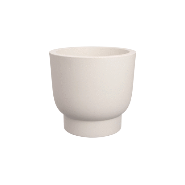 Pot amber grail 30cm linnen wit