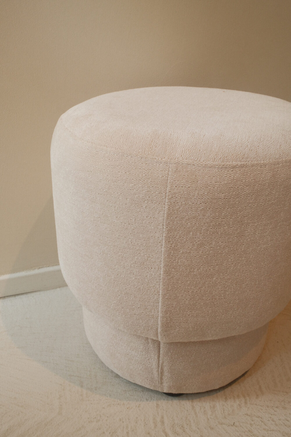 Poef LDE ø40×42 11 cream - Afbeelding 2