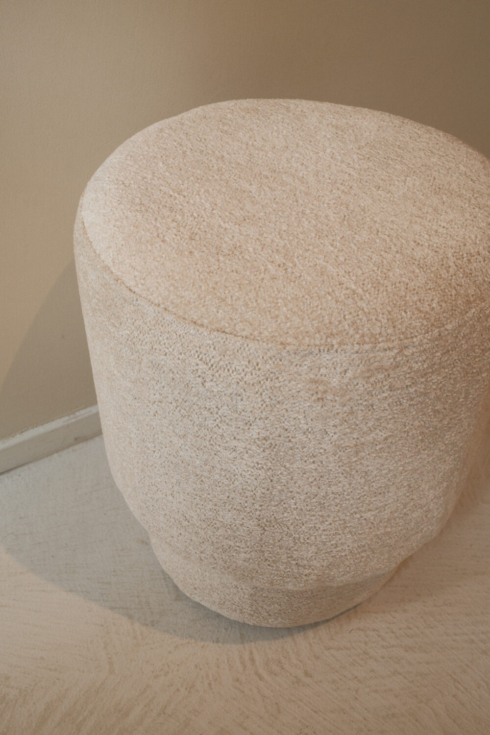 Poef LDE ø40×48 170 beige - Afbeelding 3