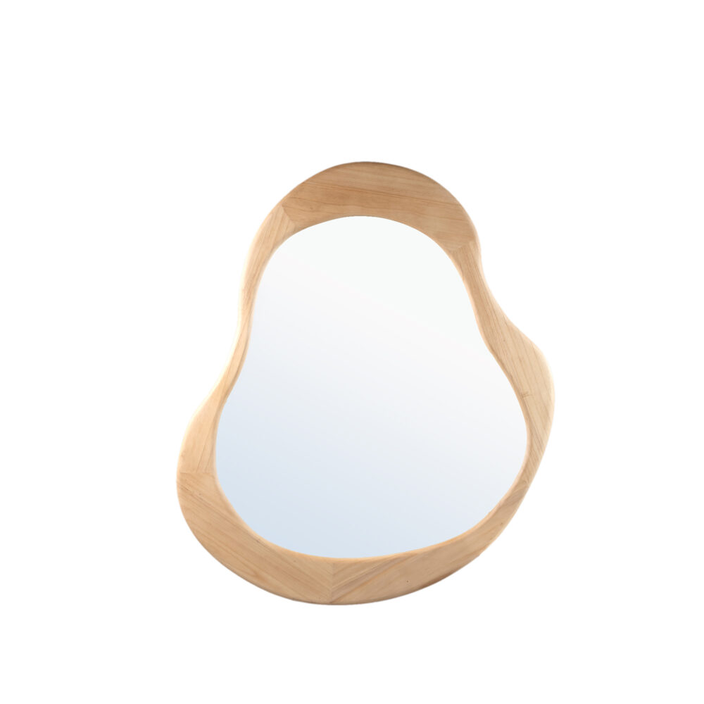 Spiegel Barragh Natural Solid Wood Organic Mirror
