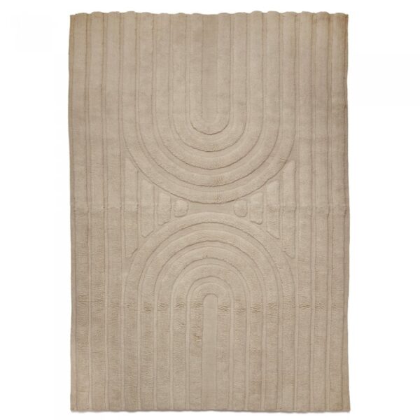 Curve 170x230 Natural Beige